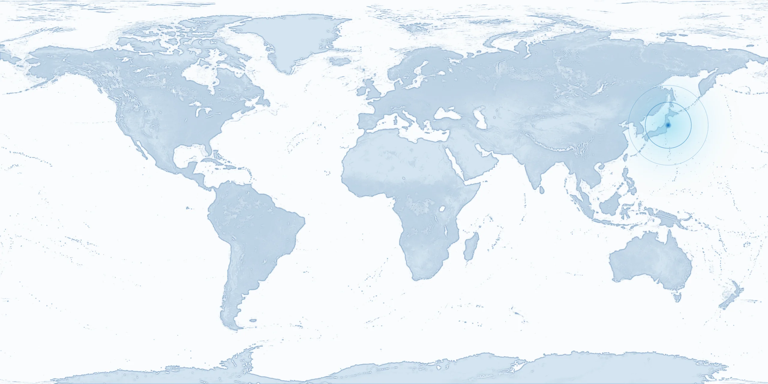 地球を俯瞰した世界地図。東京を起点に、世界20カ国のパートナーメーカーとつながっています